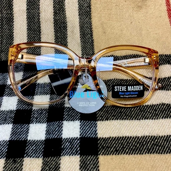 Steve Madden Accessories Steve Madden Oversized Clear Nude